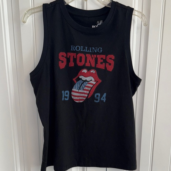 Rolling Stones Black Tank Top - Picture 1 of 4